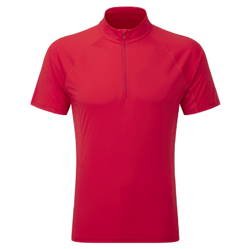 MICROFIBRE POLO ZIP T SHIRT - Gifthub SG