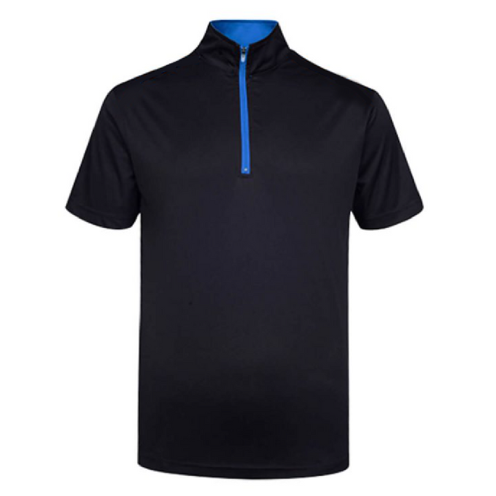 MICROFIBRE POLO ZIP T SHIRT - Gifthub SG