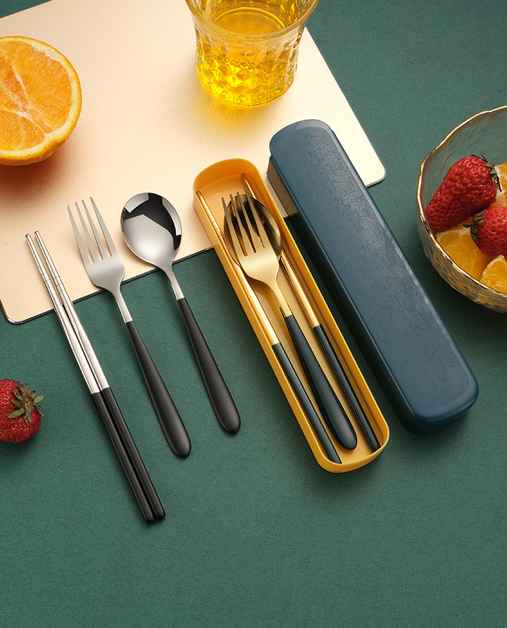 PORTABLE SS CUTLERY SET - Gifthub SG
