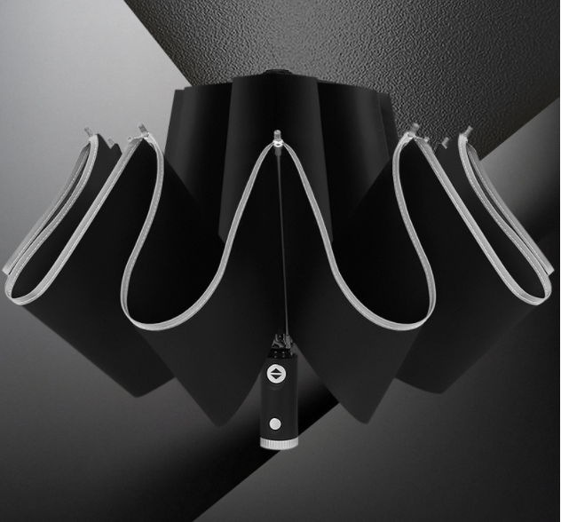 REVERSE UMBRELLA WITH LED TORCH LIGHT - Gifthub SG