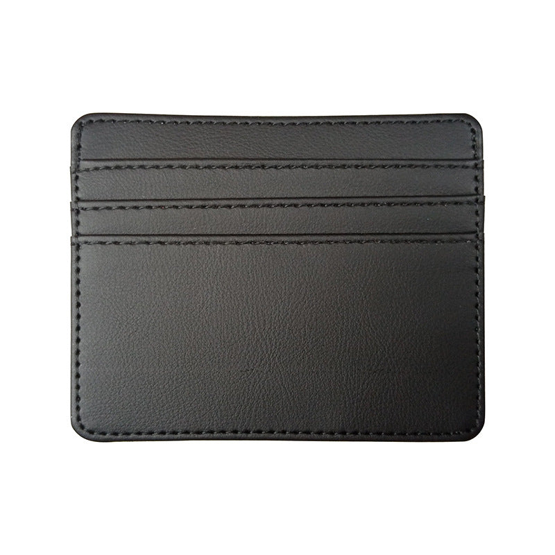 4 CARDS SLOT PU CARD HOLDER