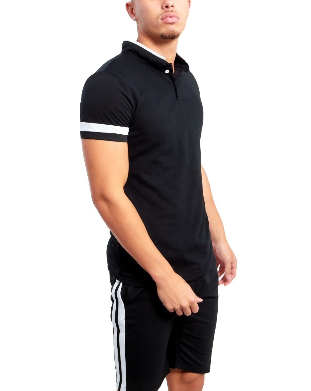 HONEYCOMB GRANDAD POLO T SHIRT - Gifthub SG