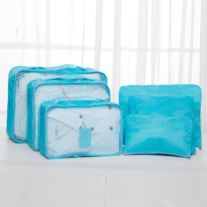 TRAVEL BAG LUGGAGE SET (6 PIECES) - Gifthub SG