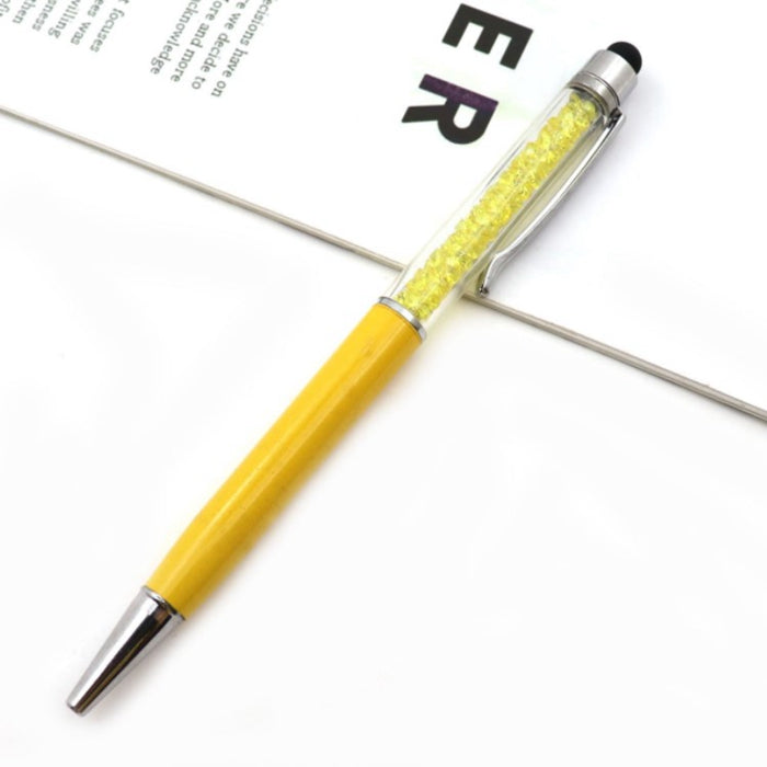 CRYSTAL METAL STYLUS PEN