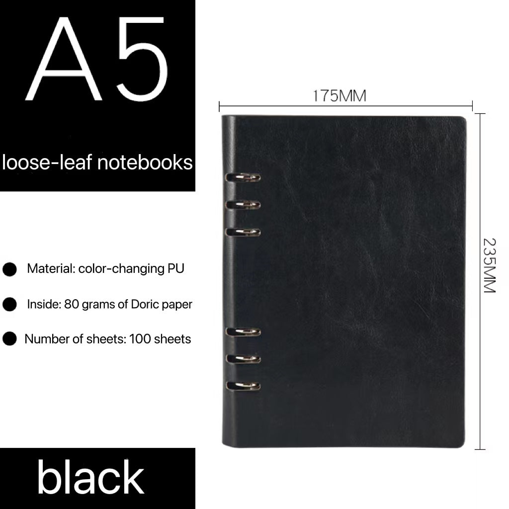 A5 PU RING NOTEBOOK - Gifthub SG