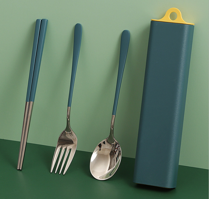 TRAVEL PORTABLE SS CUTLERY SET - Gifthub SG