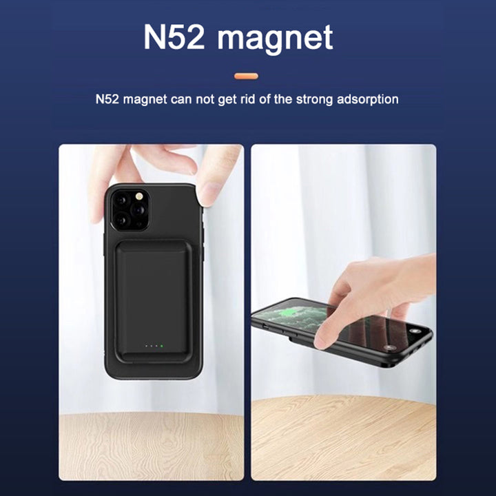 MAGNETIC 5000MAH WIRELESS POWERBANK - Gifthub SG