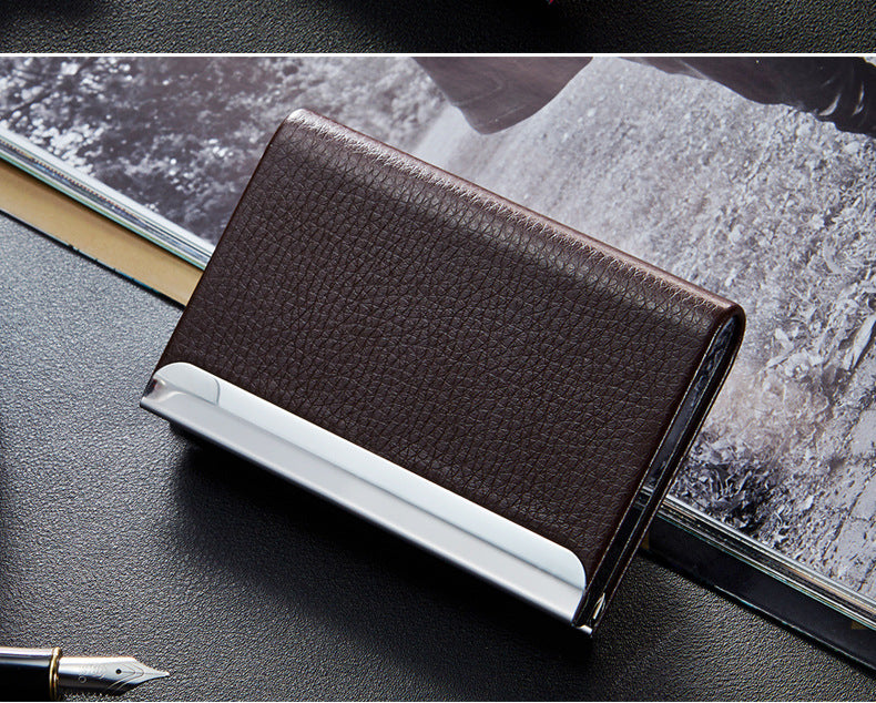 PU CLASSIC NAMECARD HOLDER - Gifthub SG