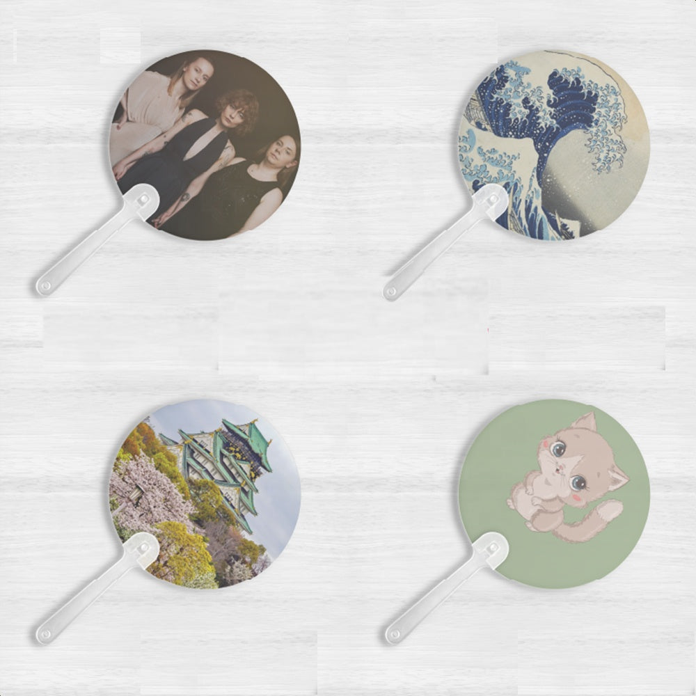 CUSTOM PLASTIC HAND FAN - Gifthub SG