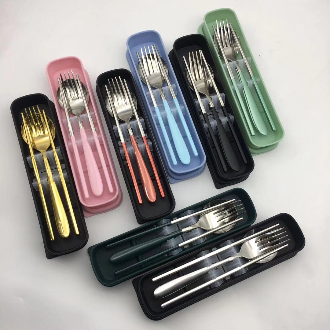 PORTABLE SS CUTLERY SET - Gifthub SG