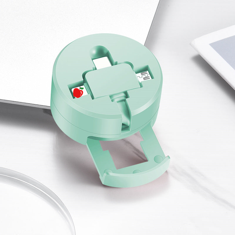 3 IN 1 CHARGING CABLE WITH PHONE HOLDER - Gifthub SG