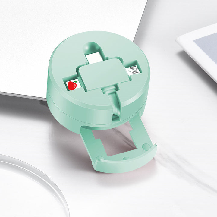 3 IN 1 CHARGING CABLE WITH PHONE HOLDER - Gifthub SG