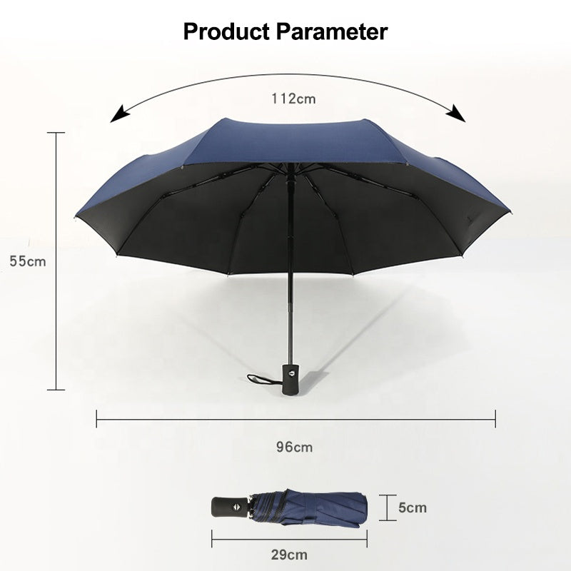 MINI AUTO FOLDABLE UMBRELLA (BLACK COAT)