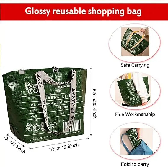 Nylon Single Shoulder Double Handle Pp Woven Bag - Gifthub SG