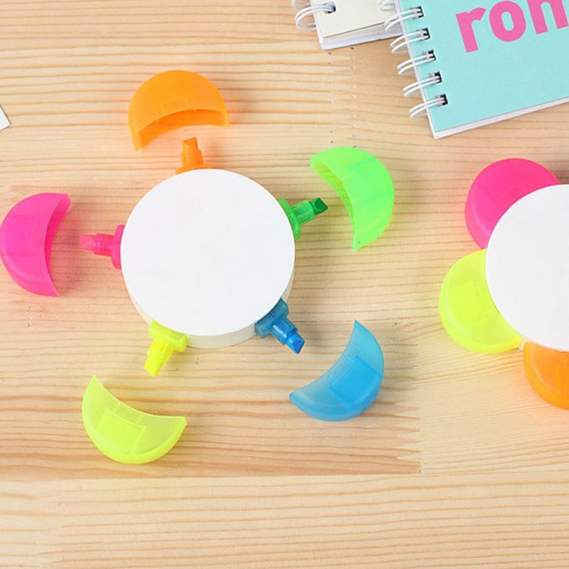 5 COLOURS HIGHLIGHTER