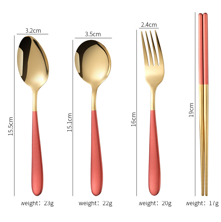 PORTABLE SS CUTLERY SET - Gifthub SG