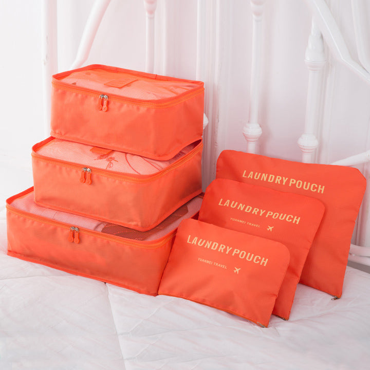 TRAVEL BAG LUGGAGE SET (6 PIECES) - Gifthub SG