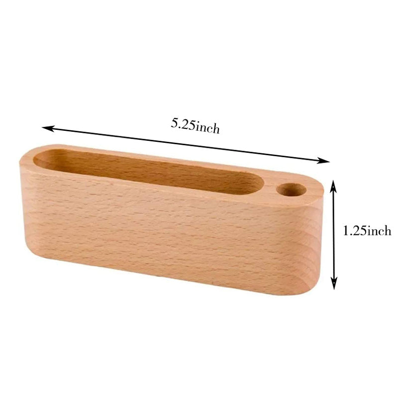 WOODEN NAMECARD DESK HOLDER - Gifthub SG