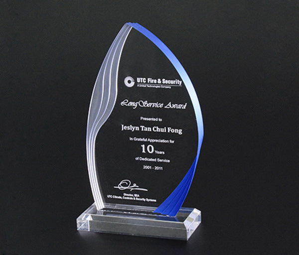 WAVER ACRYLIC AWARD TROPHY - Gifthub SG