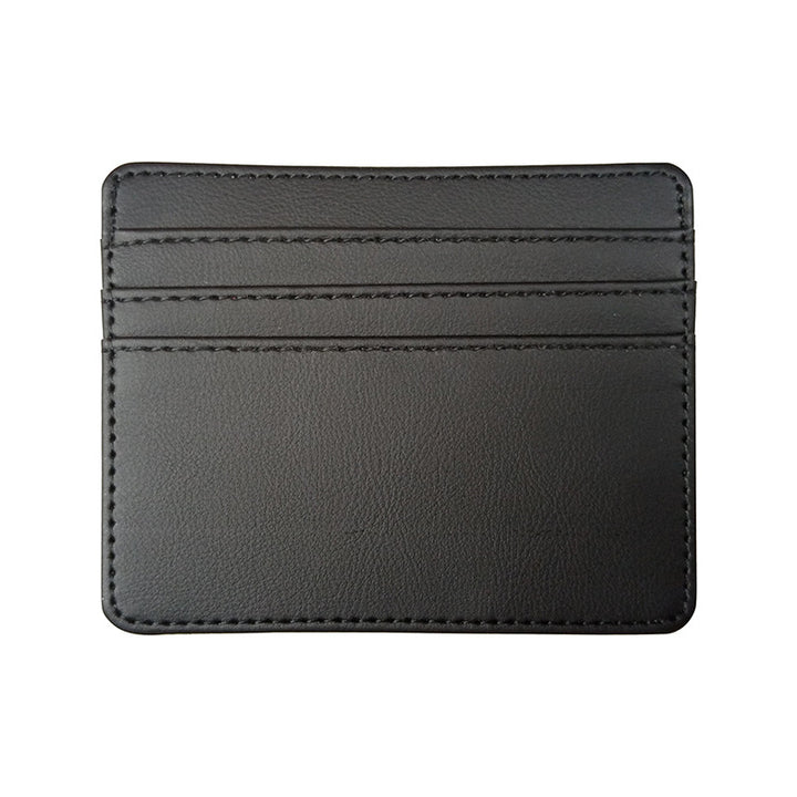 4 CARDS SLOT PU CARD HOLDER