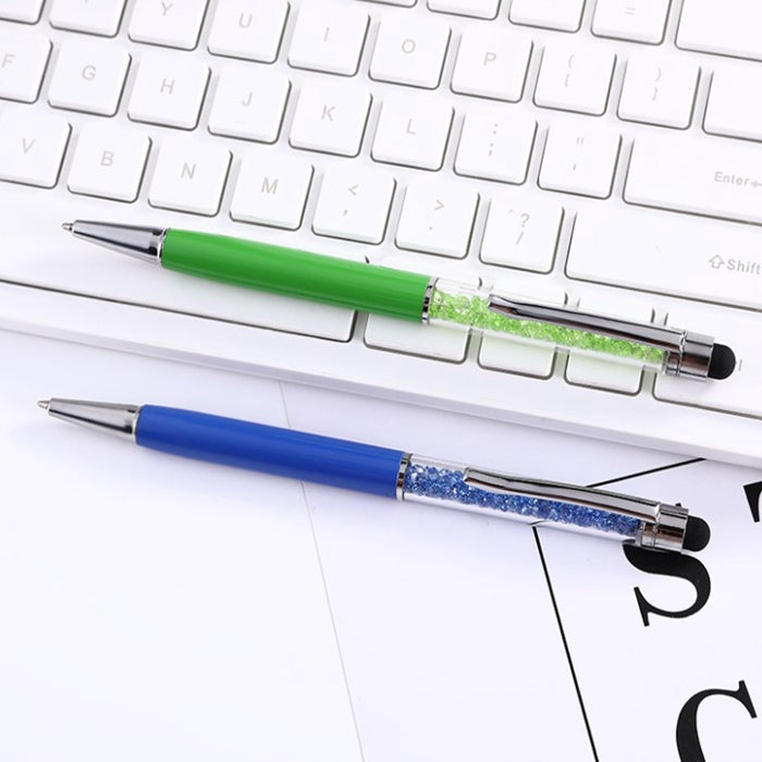 CRYSTAL METAL STYLUS PEN