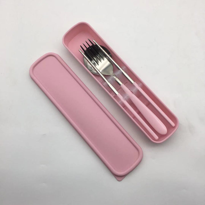 PORTABLE SS CUTLERY SET - Gifthub SG