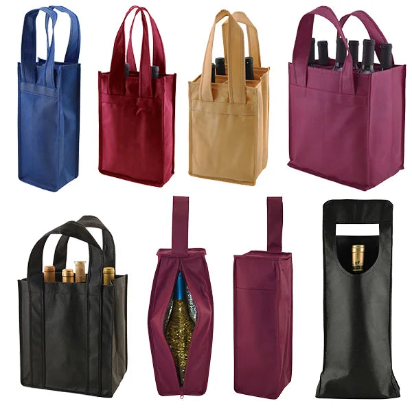 Promo Christmas Wine Bottle Tote Bag - Gifthub SG