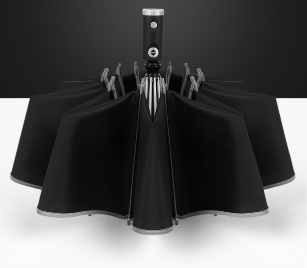 REVERSE UMBRELLA WITH LED TORCH LIGHT - Gifthub SG
