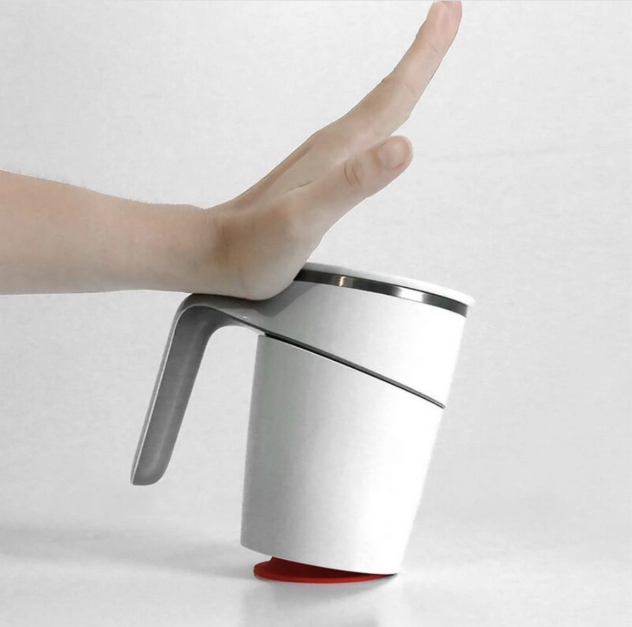 ANTI SPILL COFFEE MUG - Gifthub SG