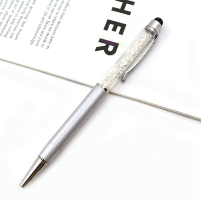 CRYSTAL METAL STYLUS PEN