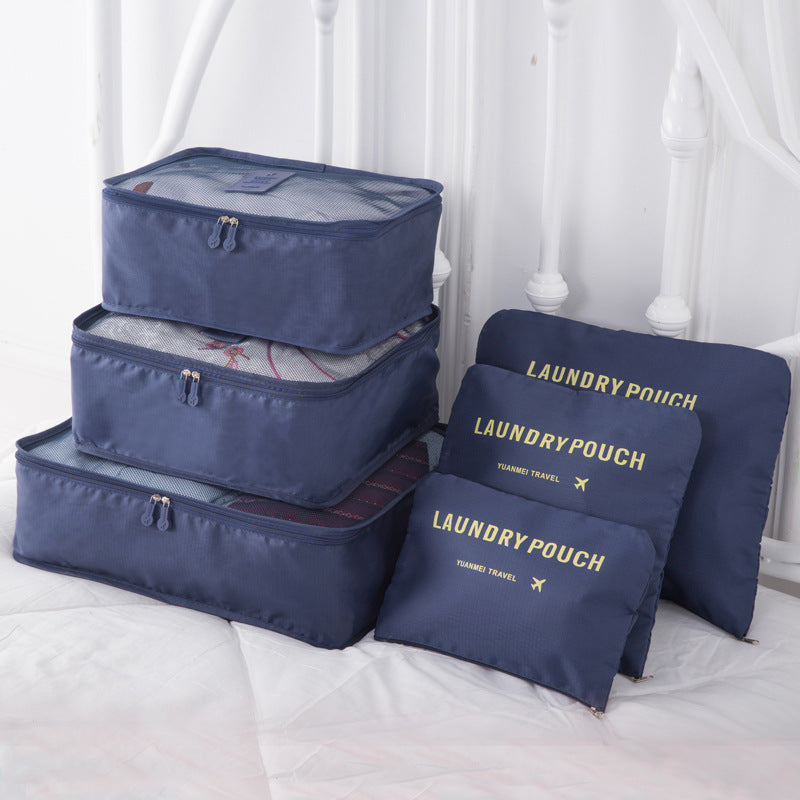 TRAVEL BAG LUGGAGE SET (6 PIECES) - Gifthub SG