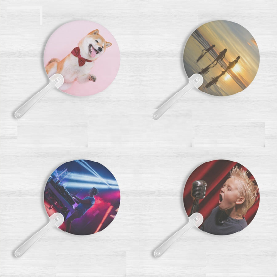 CUSTOM PLASTIC HAND FAN - Gifthub SG