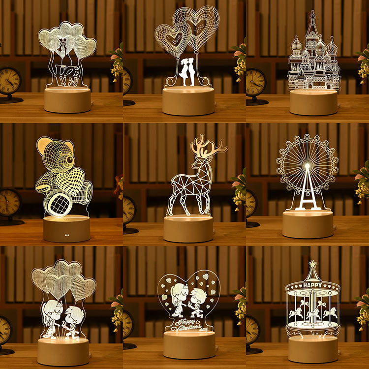 CUSTOM ACRYLIC LED LIGHT LAMP - Gifthub SG