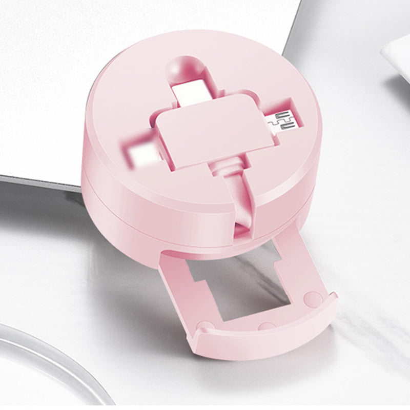 3 IN 1 CHARGING CABLE WITH PHONE HOLDER - Gifthub SG