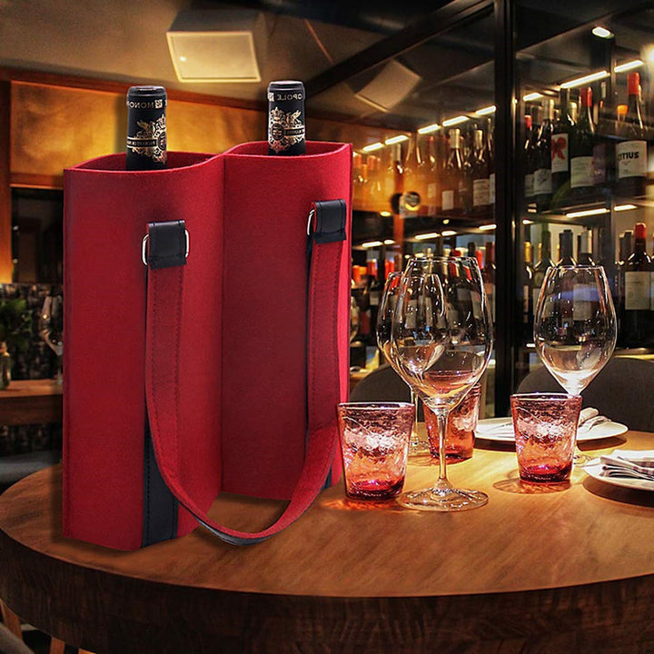 PREMIUM DUO FELT WINE CARRIER