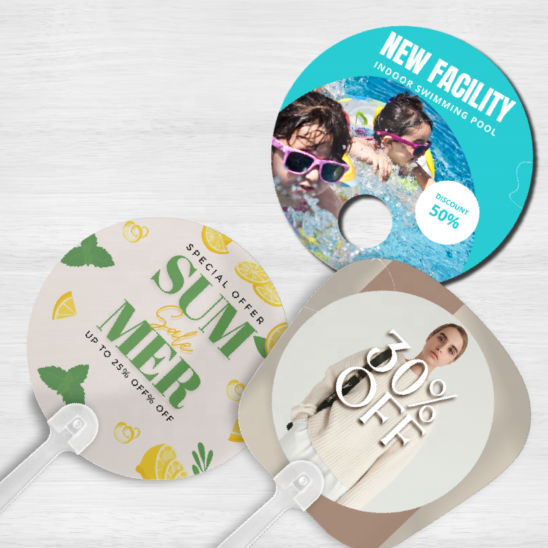 CUSTOM PLASTIC HAND FAN - Gifthub SG