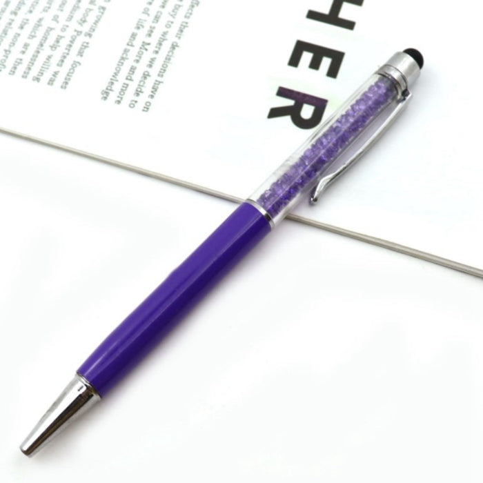 CRYSTAL METAL STYLUS PEN