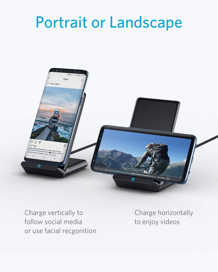 Wireless Fast Charging Stand with Indicator Light