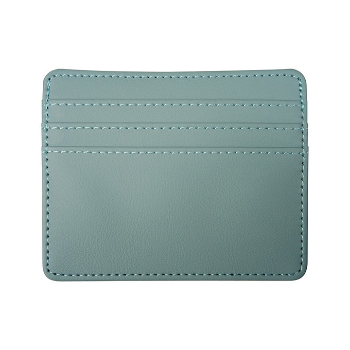 4 CARDS SLOT PU CARD HOLDER