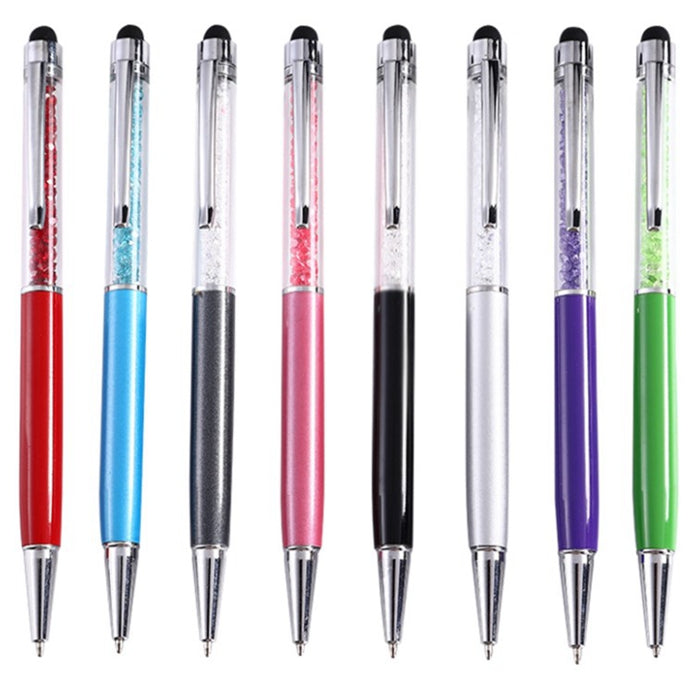 CRYSTAL METAL STYLUS PEN