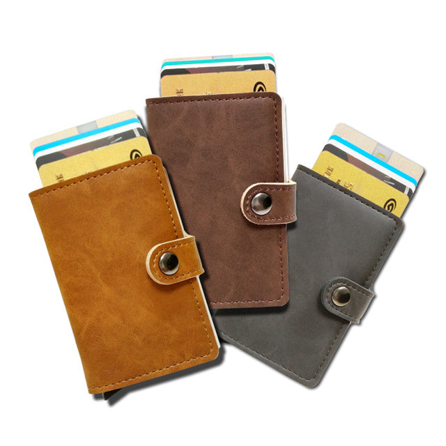 PREMIUM PU RFID CARD HOLDER - Gifthub SG
