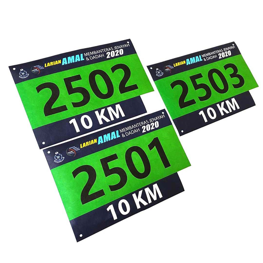 Racing Bib Numbers - Gifthub SG