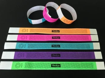 Solid Color TYVEK Event Wristband - Gifthub SG