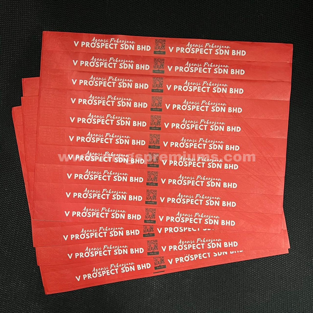 Tyvek Wristband Colors - Gifthub SG