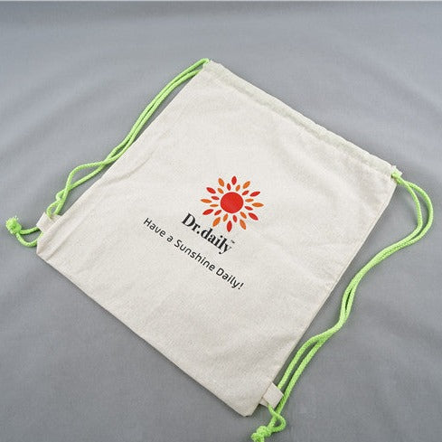 Canvas Drawstring Bag 27cm x 35cm Drawstring Bag by Gifthub SG | Gifthub SG