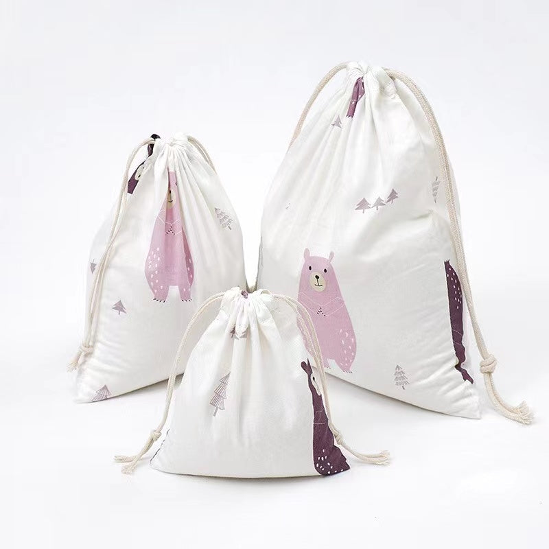 Canvas Drawstring Bag 27cm x 35cm Drawstring Bag by Gifthub SG | Gifthub SG