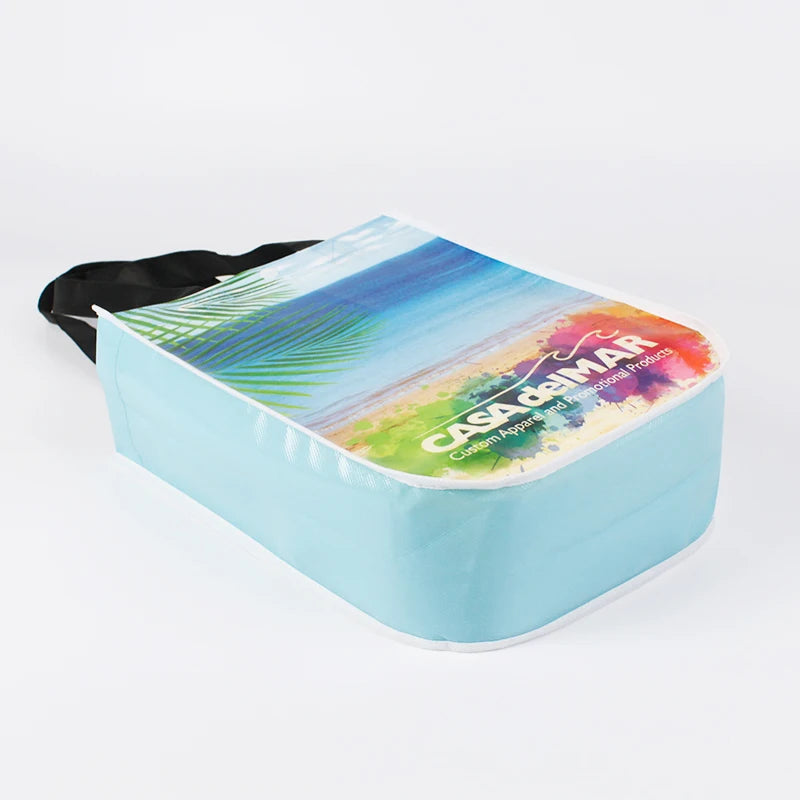 Foldable Curved Corners Tote Bag with Logo Non Woven Bag by Gifthub SG | Gifthub SG