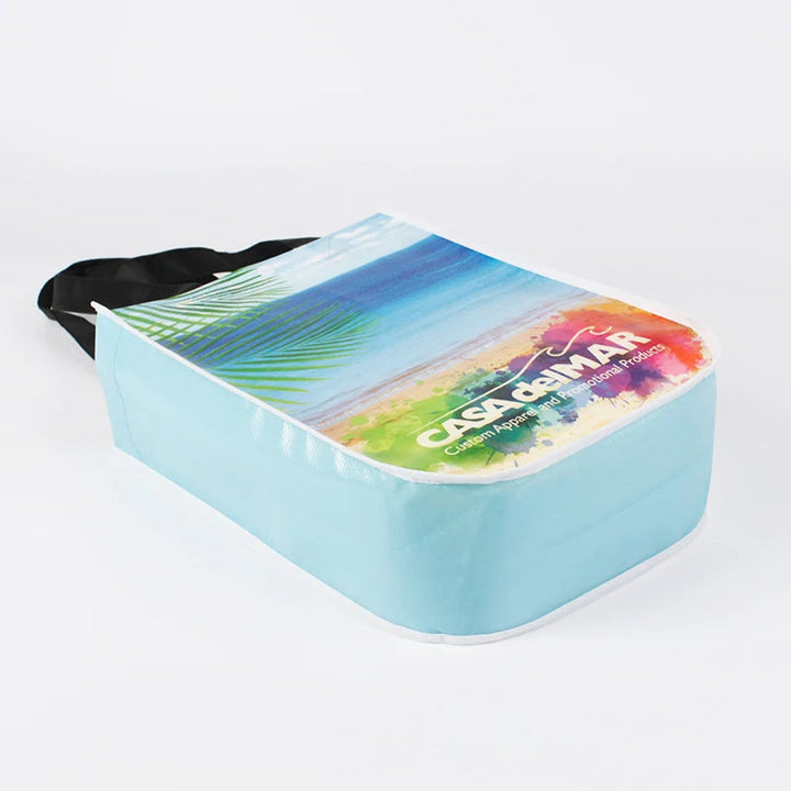 Foldable Curved Corners Tote Bag with Logo Non Woven Bag by Gifthub SG | Gifthub SG