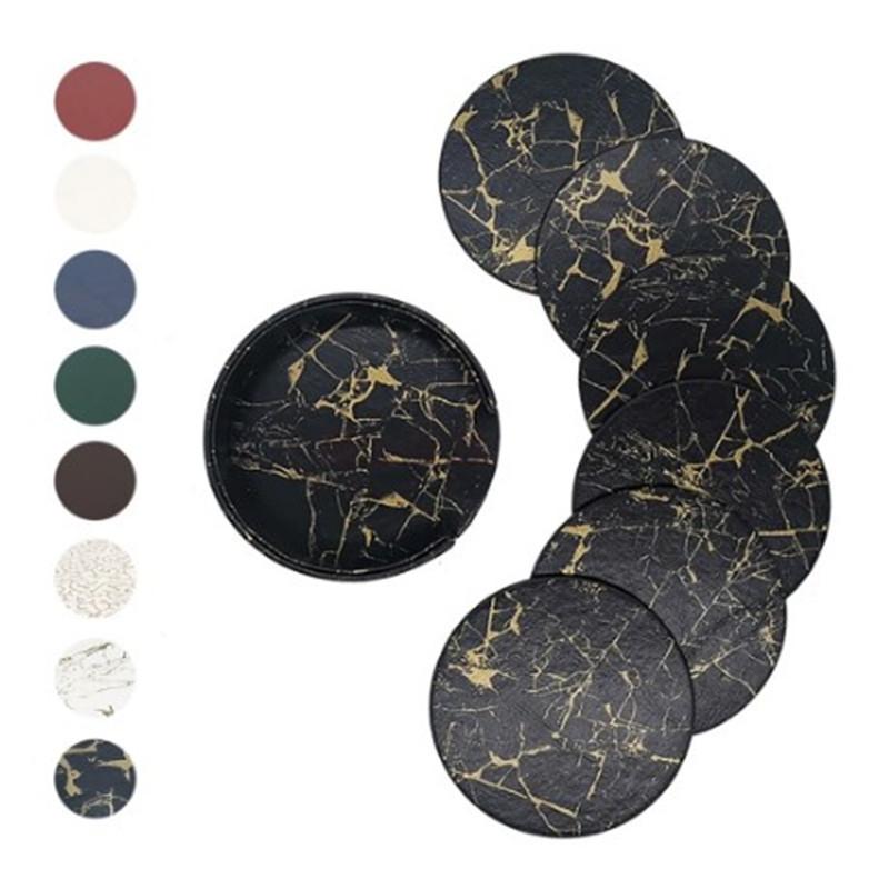 personalized-leather-coaster-set