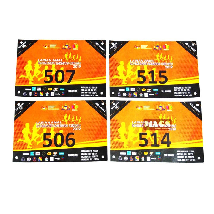 Personalized Running Bib - Gifthub SG